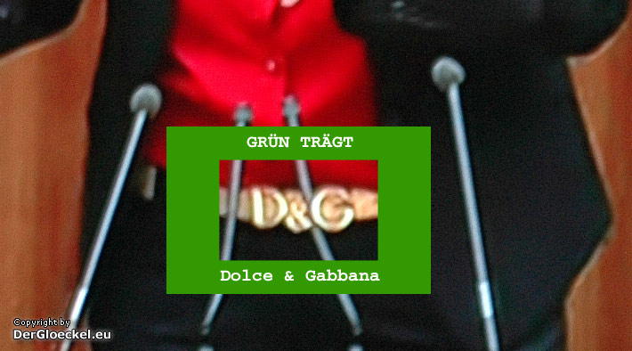 GRÜN trägt Dolce & Gabbana | Graphik: DerGloeckel.eu