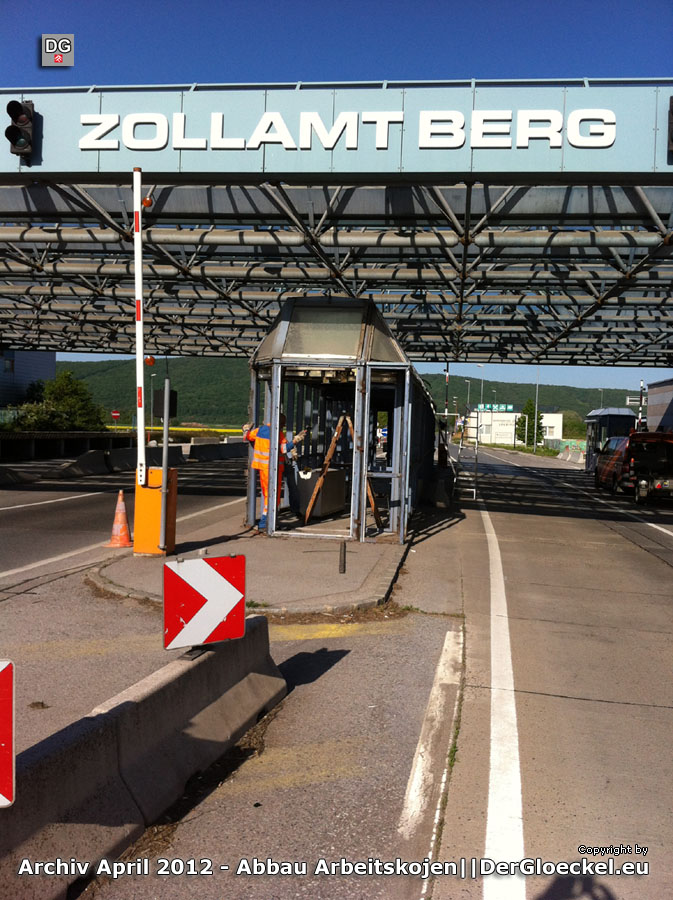 Abbau Grenzübergang Berg zur Slowakei | Foto: DerGloeckel.eu