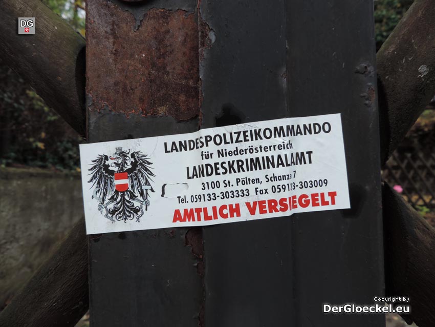 amtliche Versiegelung - kein Tatort | Foto: DerGloeckel.eu